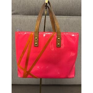 Louis Vuitton Robert Wilson Vernis Fluo Reade PM Monogram Leather Handbag Tote